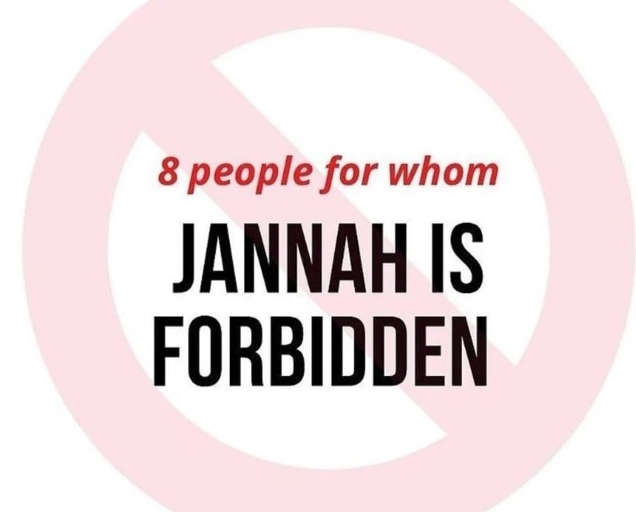 Eight (8) PEOPLE FOR WHOM JANNAH IS 𝗙𝗢𝗥𝗕𝗜𝗗𝗗𝗘𝗡‼️

-Thread-