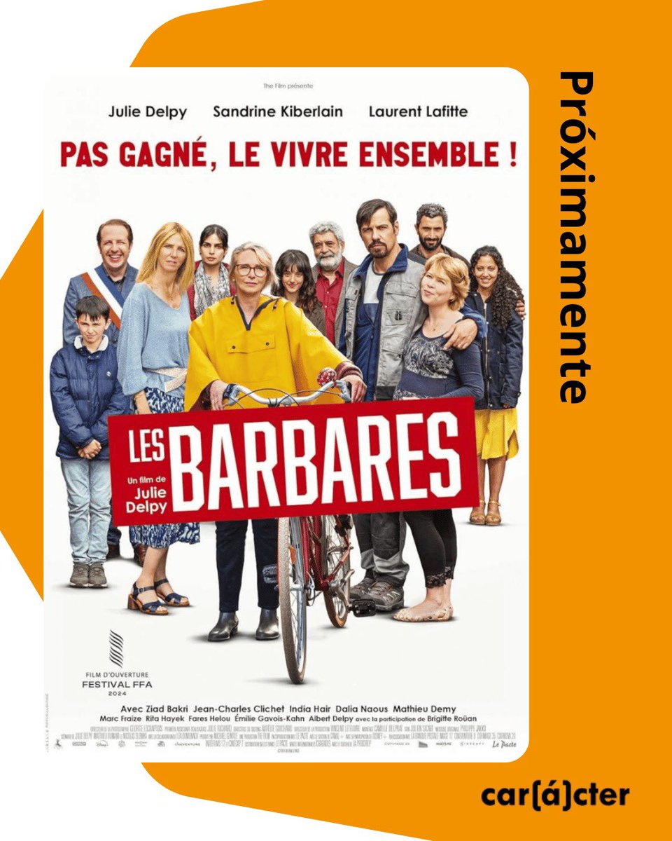 Carácter Films distribuirá en España Les Barbares, de Julie Delpy 🙌🏼🙌🏼

Una comedia satírica francesa que llegará a los cines en otoño 2025.

#LesBarbares #JulieDelpy #CineFrancés