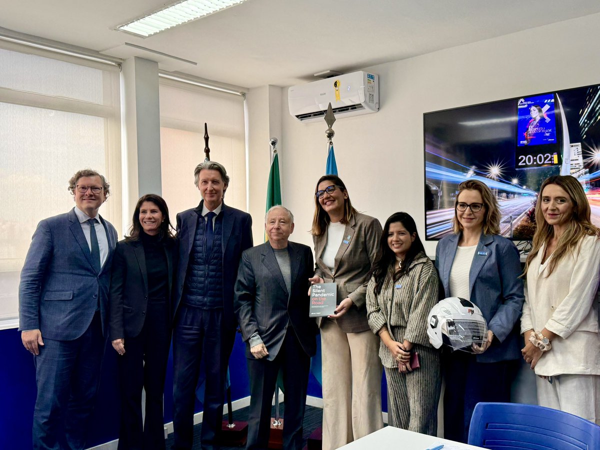 JeanTodt's tweet image. In São Paulo today 🇧🇷, we launched the UN Global Campaign in Brazil with @UN @JCDecauxGlobal, and committed national leaders 🤝✨
Together, we’re turning awareness into action to save lives across Latin America 🌎❤️🩹
#UNGlobalRoadSafety #Brazil #RoadSafety #SilentPandemic 🚗🛡️
