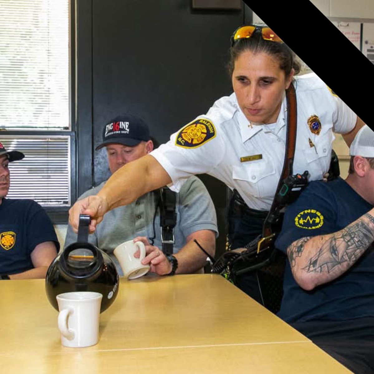 Sometimes it's the smallest actions that speak the loudest.

Seeing our Program Manager, Chief Dena Ali, simply pouring a cup of coffee for her crew in Raleigh, NC is a reminder of what true leadership looks like—quiet, consistent, and rooted in service.

This is exactly why we