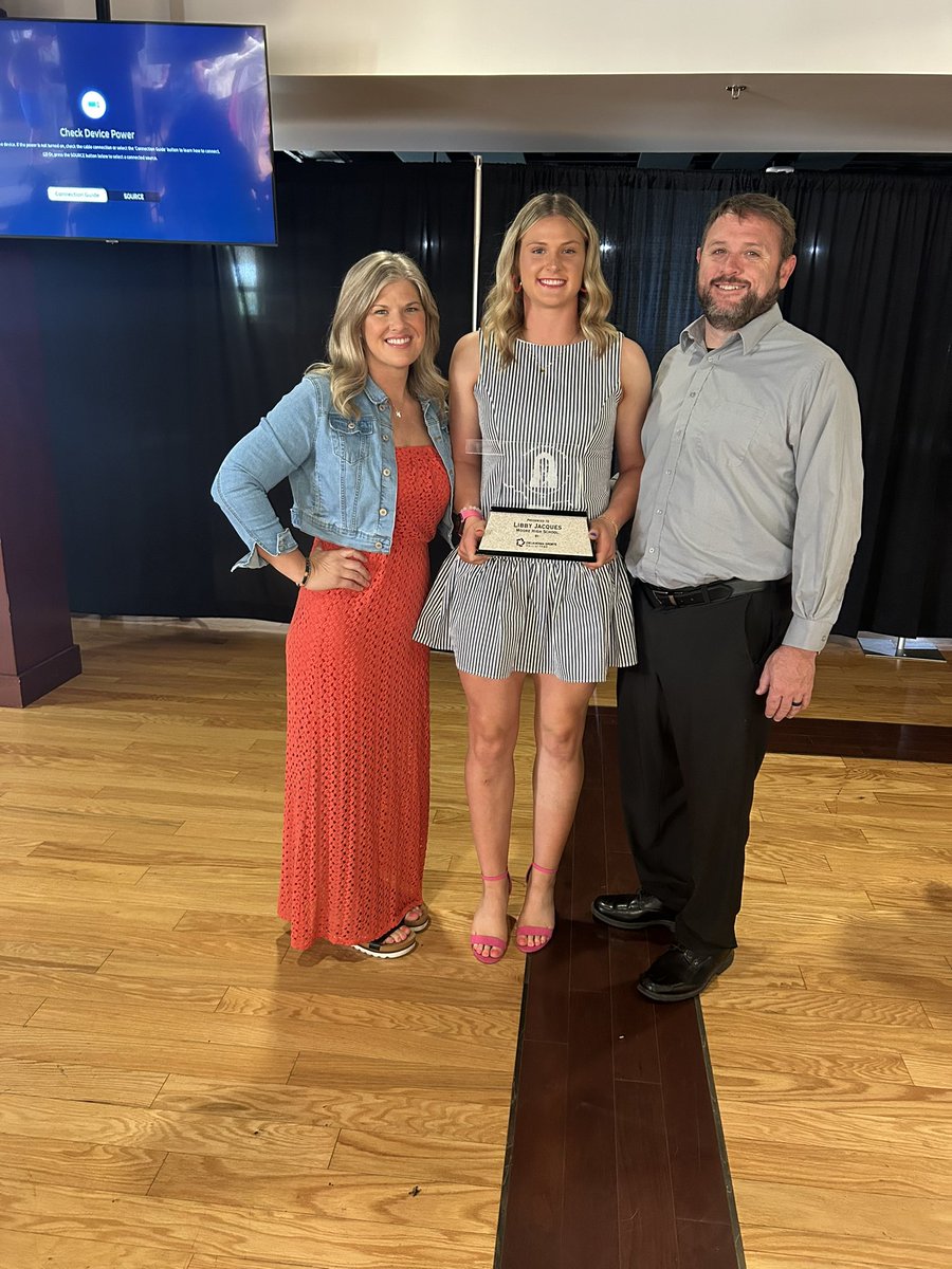 Libby Jaques (@libbyj_00) on Twitter photo Attended the Oklahoma Sports Hall of Fame Ceremony and was so honored to receive the Michele Smith(OSU and Olympic softball legend) Outstanding Softball Student Athlete Award!!!
Thank you so much🧡🖤🧡🖤
<a href="/cowgirlsb/">OSU Cowgirl Softball</a> <a href="/Moore_Lions/">Moore High Athletics</a> <a href="/MicheleSmith32/">Michele Smith OLY</a> Attended the Oklahoma Sports Hall of Fame Ceremony and was so honored to receive the Michele Smith(OSU and Olympic softball legend) Outstanding Softball Student Athlete Award!!!
Thank you so much🧡🖤🧡🖤
<a href="/cowgirlsb/">OSU Cowgirl Softball</a> <a href="/Moore_Lions/">Moore High Athletics</a> <a href="/MicheleSmith32/">Michele Smith OLY</a>
