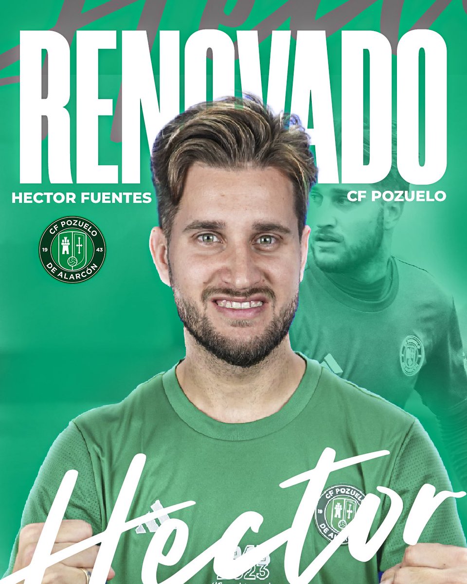 ✍🏼 𝗥𝗘𝗡𝗢𝗩𝗔𝗖𝗜𝗢𝗡 | Héctor Fuentes sumara su séptima temporada de verde‼️

🚜 Fiel escudero de nuestro capitán. Compromiso y esfuerzo para el motor de nuestra medular y pasión por el escudo, ¡Lo tiene todo!💪

¡A por todas, Héctor! 👏

💚🤍 #FamiliaVerde #DueñosDeUnaPasion