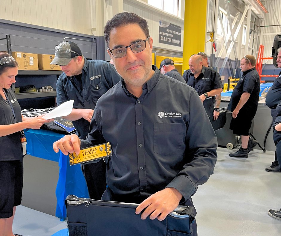 CavalierTool's tweet image. It&apos;s officially 50th Anniversary Season for The #CavalierArmy
 
We kicked it off with a Golden Ticket Townhall Featuring a BBQ and a Golden Ticket Lottery in our new 12,000 sq ft addition to Plant 3
