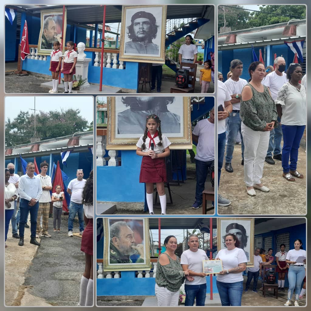 Por parte del Sindicato Nacional de Trabajadores de Industrias se reconoce la ERMP Pinar del Río como Colectivo Victoria por los resultados alcanzados durante el año 2024.