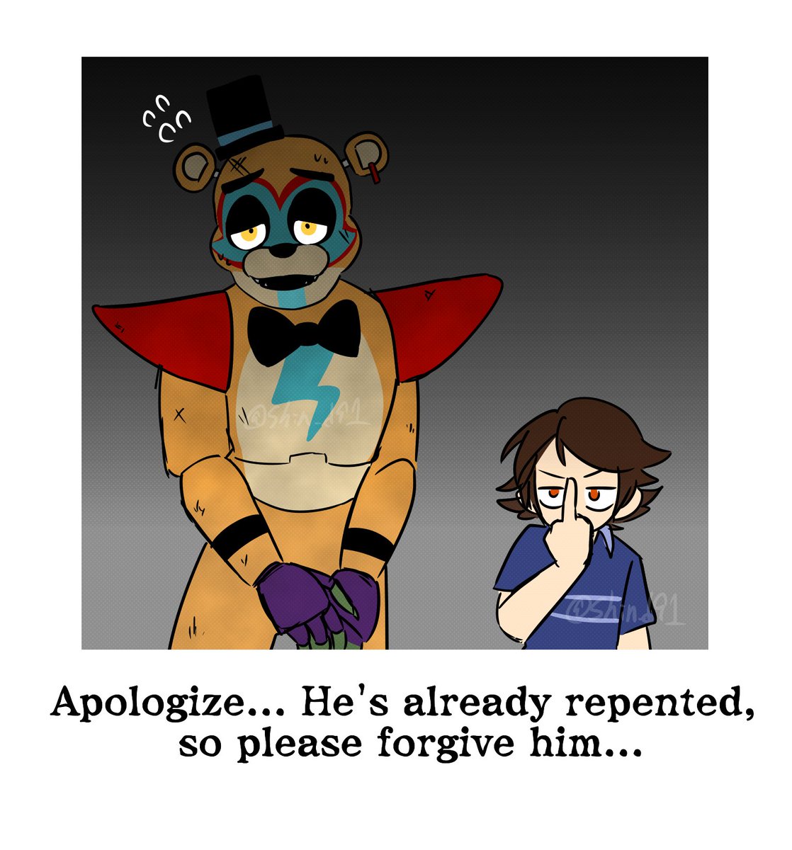 don't know how to draw an animatronic
#fnafsb