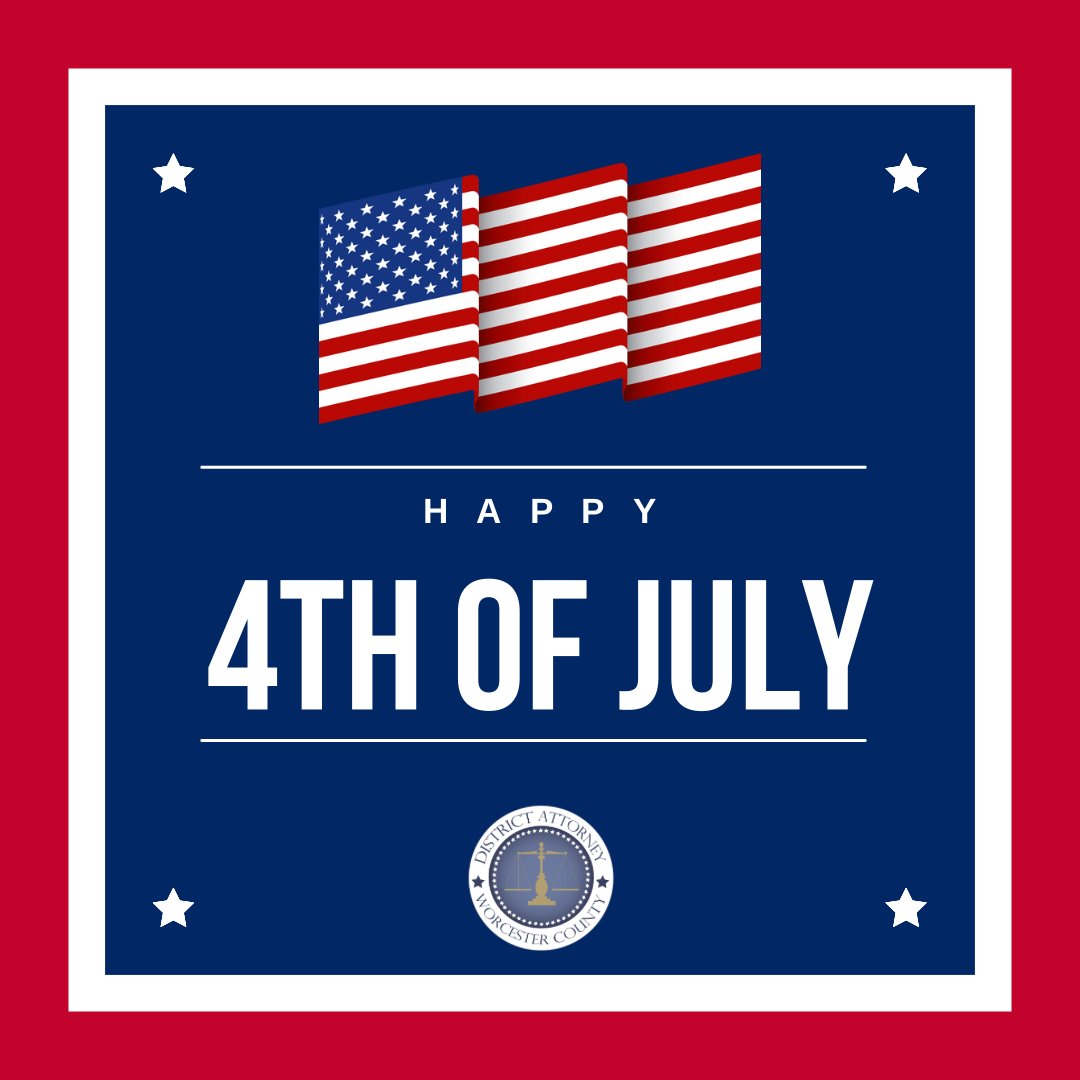 Happy 4th of July! We wish everyone a safe and happy holiday!