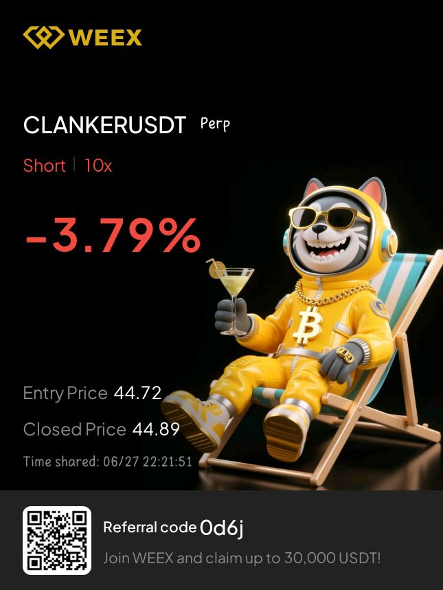 I just had a very terrible experience with <a href="/WEEX_Official/">WEEX</a>. I short $Clanker from $47.53 And put my TP at 23$ I was surprised the trade was close and Opened again with lower entries 2X.  This can't be a system glitch.