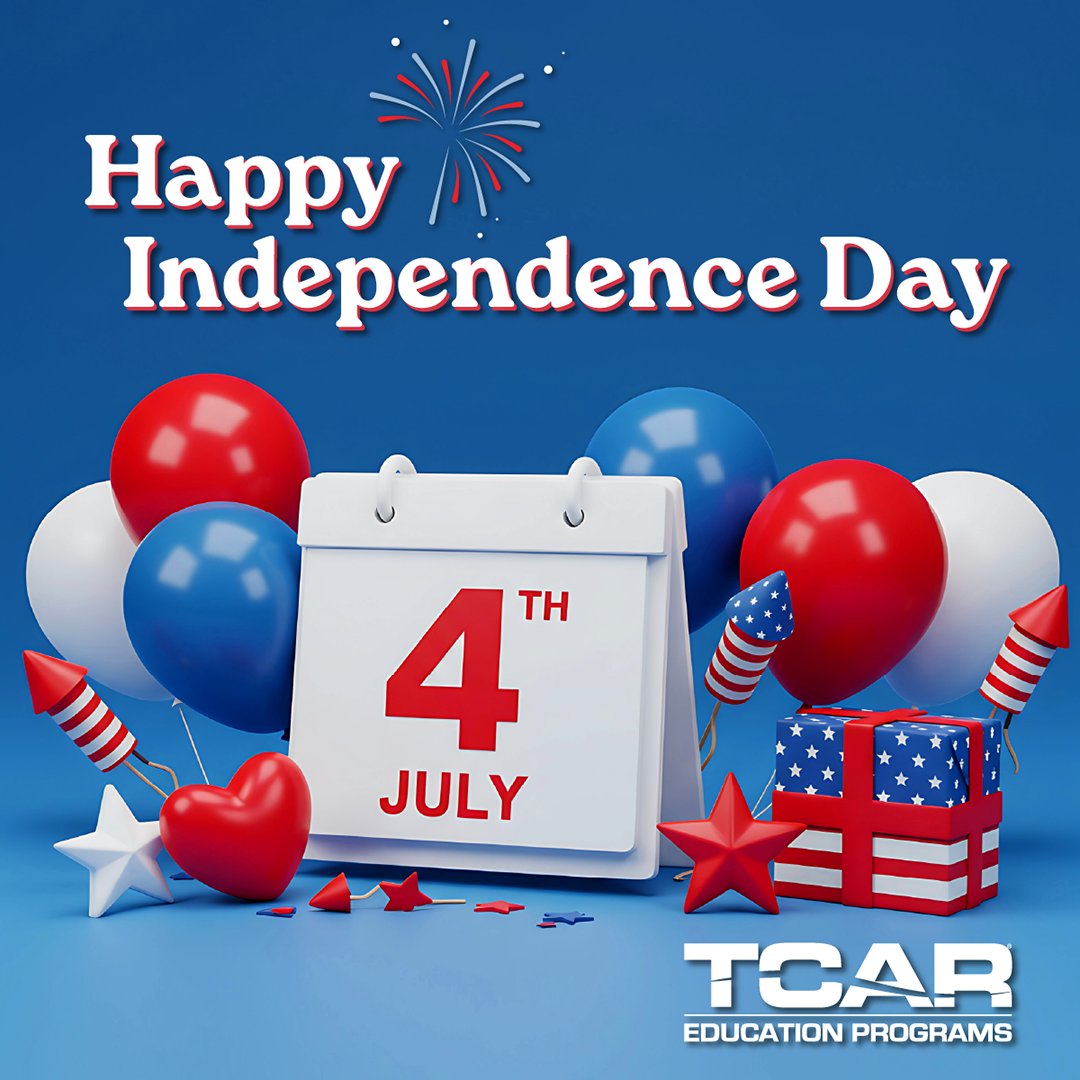 Happy 4th of July to all our friends, followers, and learners. Have a safe holiday weekend.