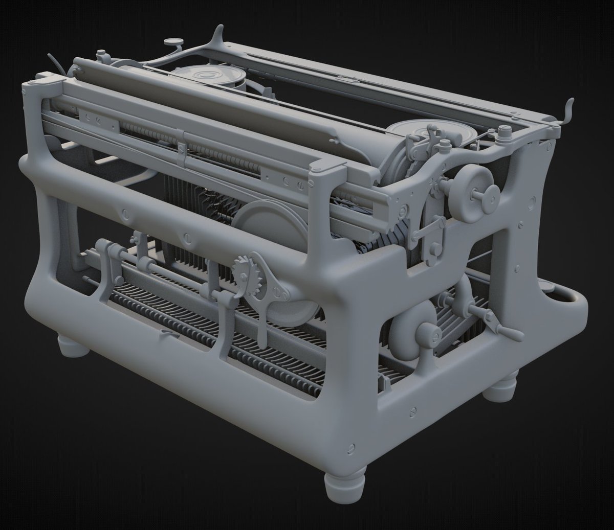 AbdullahMo0409's tweet photo. it's been a while but I finally finished the high poly phase.
It was really difficult model especially with the lack of references but I managed to get through it
still there is much work to do but I'm happy with this milestone!
#b3d #3d #blender #3dart #3dmodeling https://t.co/GDmVrW0Ugm