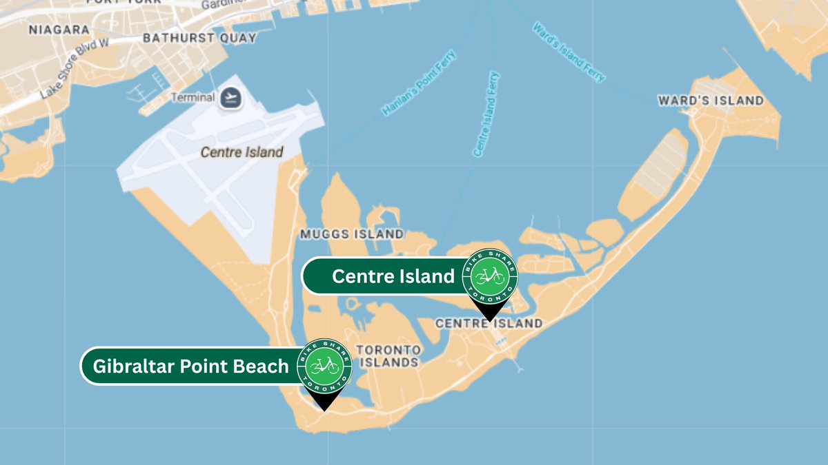 BikeShareTO's tweet image. Big news for everyone heading to the Toronto Islands! 🌊
The Islands pilot project just got bigger — we’ve expanded to include two new stations:
🚲 Gibraltar Point Beach
🚲 Centre Island
bikesharetoronto.com/toronto-island…
Explore more. Ride farther. #BikeShareTO