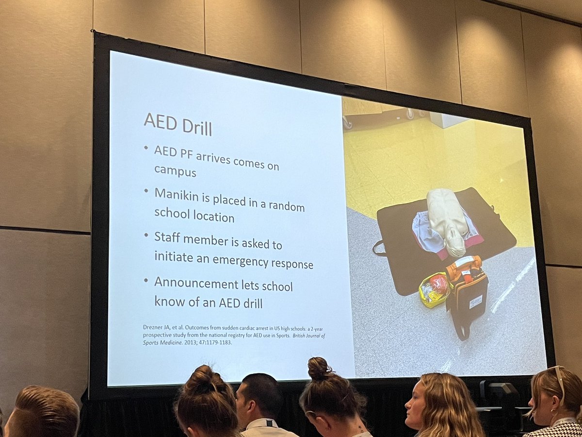 <a href="/NATA1950/">NATA</a> “If you’re gonna mess up, let’s mess up on a manikin.” #EAP rehearsal should be routinely practiced and and as life-like as possible.
