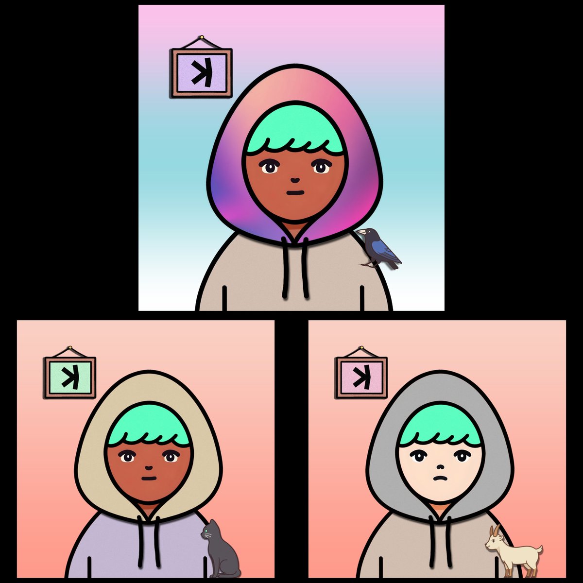 Rarity Hunt Challenge 🎯 
Total prize pool: 3000 $KAS 💰

There are only 3 #Kasuals with Cyan Hair hidden in the collection.
If you mint one, you win 1000 $KAS — no matter when it’s found.

None minted yet 🔥 

Start hunting:
kaspa.com/nft/collection…

#Kasuals #Kaspa #NFTs #KRC721
