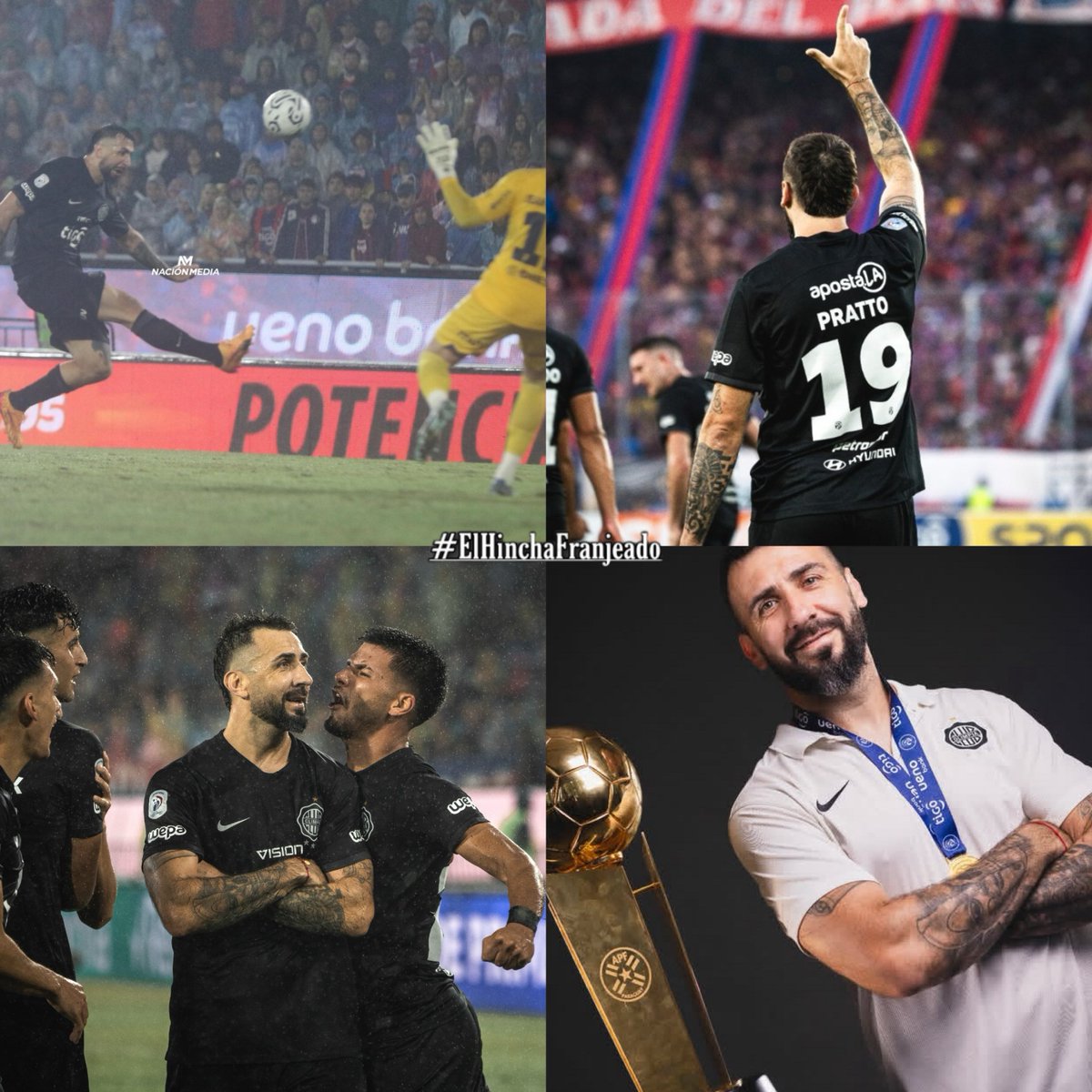 ¡MUCHAS GRACIAS, OSO PRATTO! 🐻 

Te vas por la puerta grande y con el cariño de toda la gente del Olimpia, agradecido por tu entrega y por la estrella Nro 47 para el club mas laureado del País..