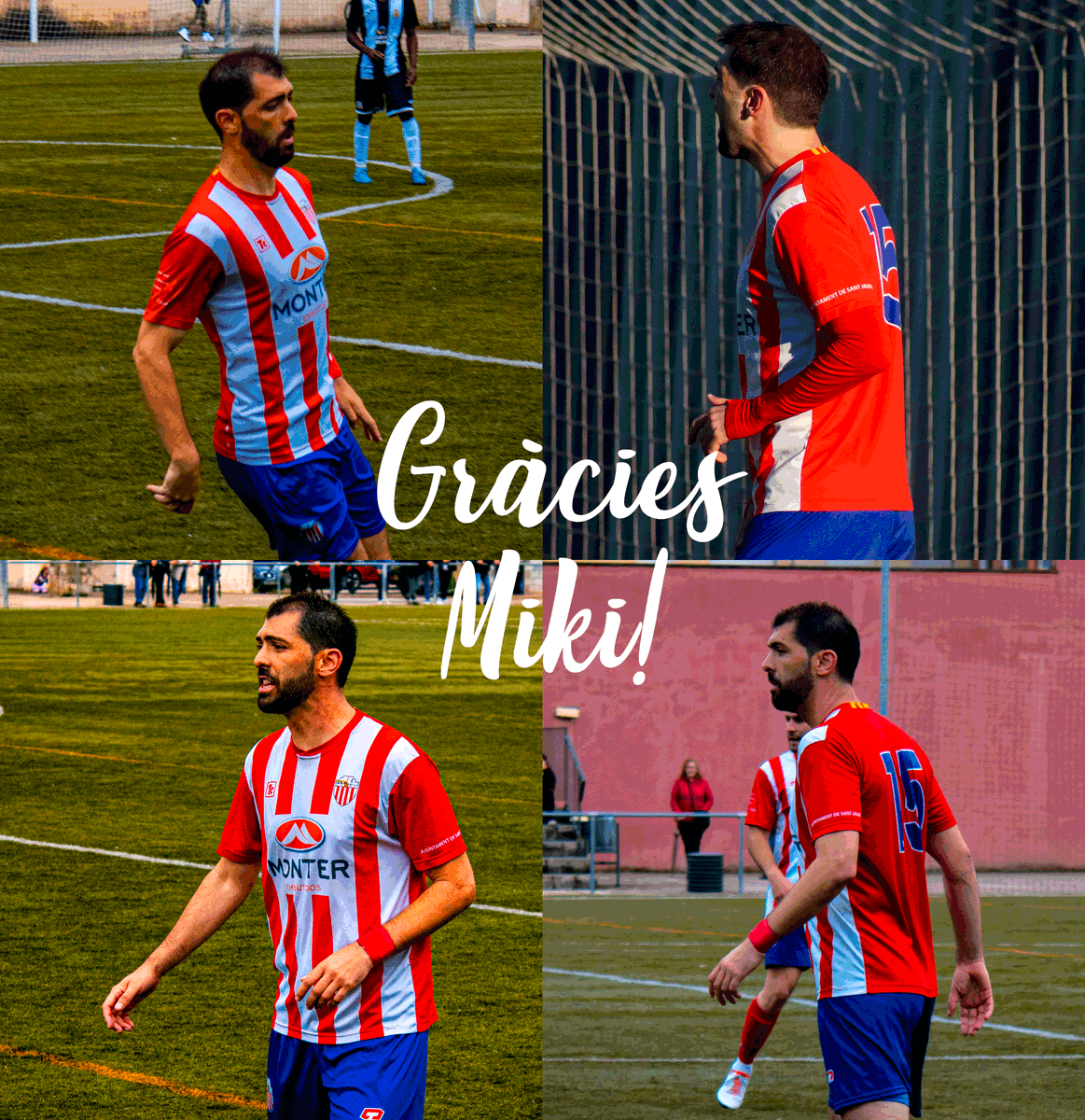 Miquel Juan no continuarà formant part de la plantilla la temporada vinent.

Tenim un altre comiat... En aquest cas d'en Miki una figura clau d'aquesta temporada.

Tant de bo tot et vagi igual o millor de bé.
Una fortíssima abraçada, Miki!