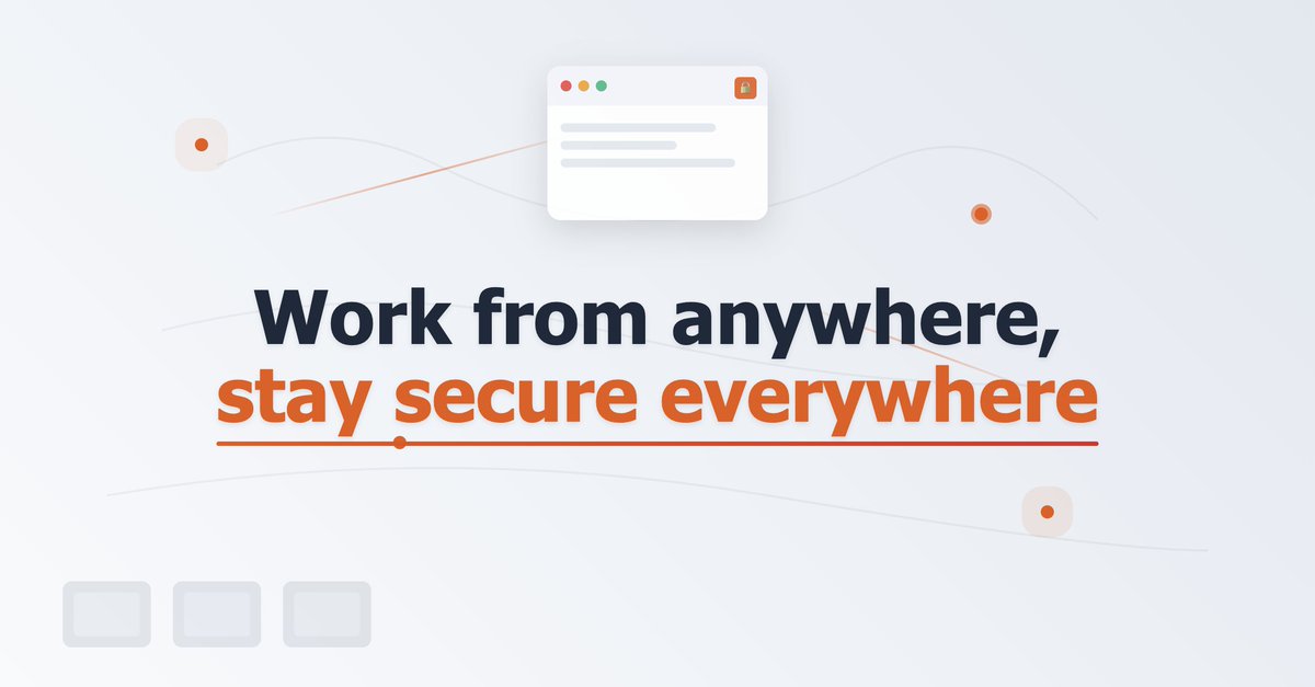 🏡Remote Work, Secured.

Let’s talk about the security risks of hybrid work... Acium ensures that no matter where employees log in, their browsers remain protected.

How does your team stay secure while working remotely?

#RemoteWork #CyberSecurity #WorkFromAnywhere