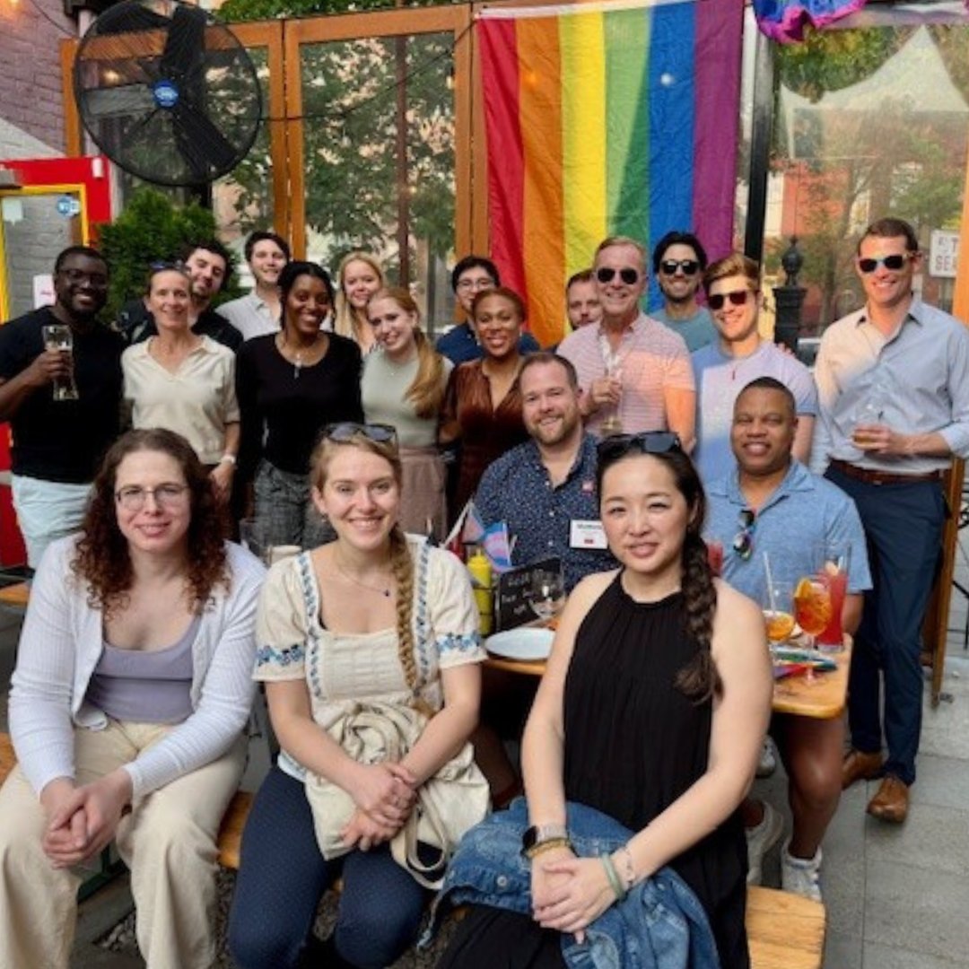 Thank you for celebrating #PrideMonth with us, Terriers! From Boston to LA, alums gathered with their regional networks to celebrate Pride across the country—and what fun it was! 🏳️‍🌈 🐾

Make a gift to a BU LGBTQIA resource center ➡️ spr.ly/60154gSy1