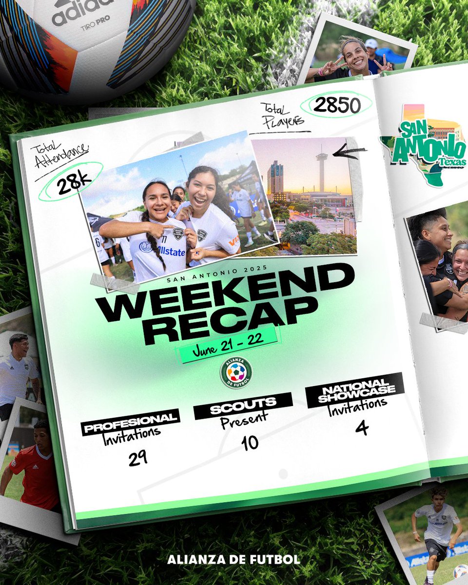 Vivimos otro fin de semana lleno de Alianza de Futbol en San Antonio 🤩

¡Nos vemos pronto, San Antonio! 🔥

#AlianzaDeFutbol