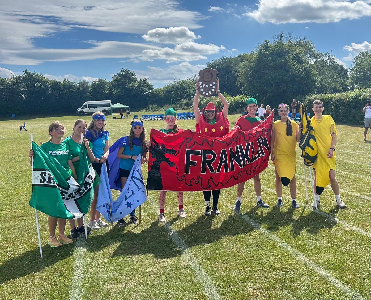 SPORTS DAY 2025

What an incredible day that saw 900 students take part in a variety of Athletic events. Well done to everyone for their amazing efforts throughout the day. 

RESULTS 🏆 
1st - Franklin - 1100 pts
2nd - Darwin - 1007 
3rd - Austen - 975 
4th - Shakespeare 957
