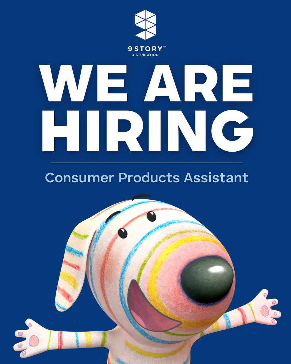 We’re hiring! Our 9 Story CP Team is on the lookout for a Consumer Products Assistant to join the crew.  

Want to work with us? Check out the job description and apply now! 💻

 milo-hr.my.salesforce-sites.com/recruit/fRecru……