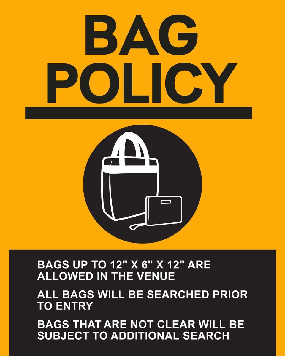 THIS JUST IN - We have DropLockers🔒 
🔑 Pricing = $8 for SM, $9 for MED, $10 for LG
🔑 Currently located against the building to the left of the Main Entrance/Box Office
👜 Please review our BAG POLICY and Prohibited Items List at our 🔗 bit.ly/3G2QDxM