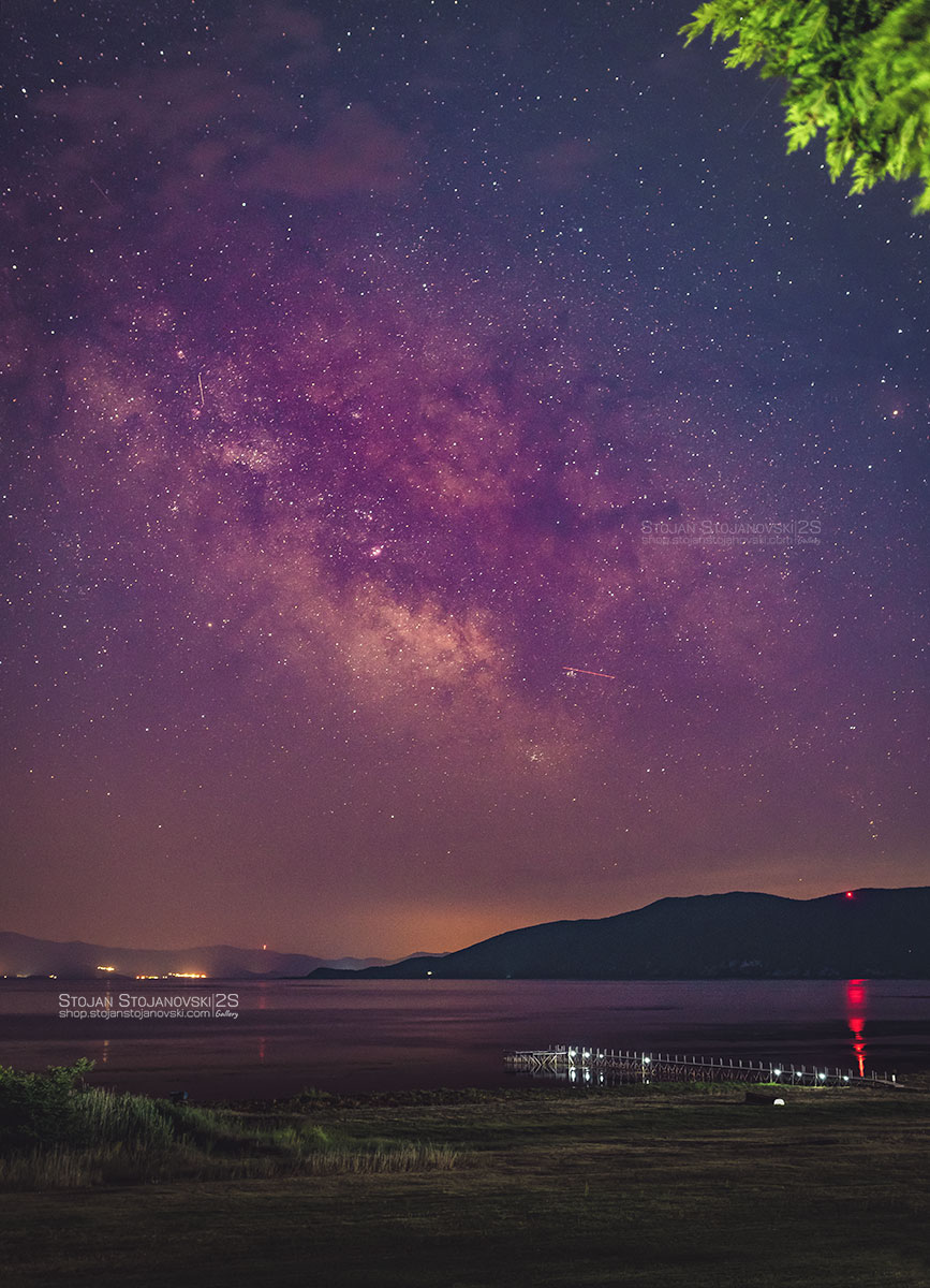Milky Way above Lake Prespa - June 2025 #stojanstojanovski #milkyway #lakeprespa