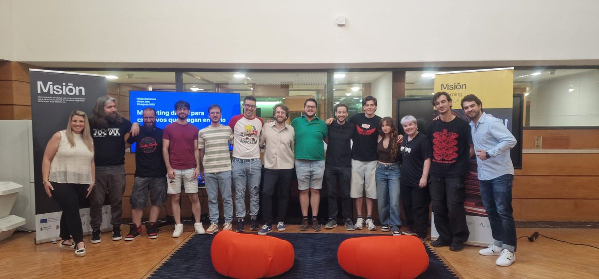 🎮✨ ¡Arrancamos oficialmente en La Misión Andalucía Gaming! Un placer conocer al resto de proyectos participantes y comenzar esta aventura con una masterclass de lujo de Mónica Casanova sobre liderazgo, valores y propósito. ¡Motivación al 200%! 🚀🔥 #LaMisiónGaming