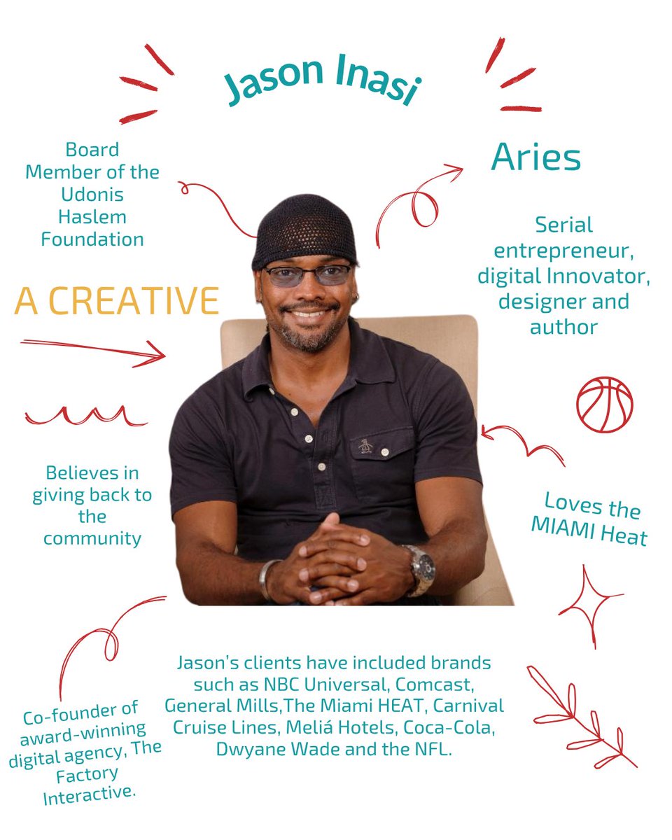 Meet Jason Inasi—visionary creative, digital innovator, and proud board member of the Udonis Haslem Foundation. From shaping major brands to giving back to his community, Jason’s impact is as bold as his ideas. We’re grateful to have him on our team. 💡