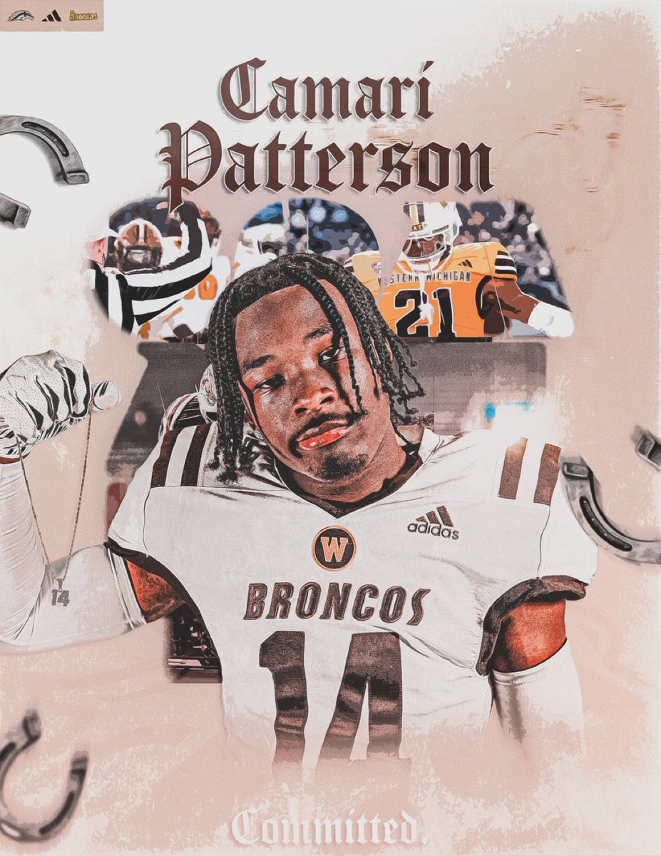 5thquartersports (@5thquarternews) on Twitter photo BIG congratulations to <a href="/Cpatterson_14/">Camari Patterson/CO 26 OLSM DB/ATH</a> on your commitment go WMU! 🐴🔥! The 5Q Family is beyond proud to have been part of your recruiting journey! Keep shining 🌟💯💪🏽🏈 <a href="/WMU_Football/">Western Michigan Football</a> #eatclean #gohard #dontstopuntilthewhistleblows <a href="/PunchlinePastor/">Punchline Pastor</a> <a href="/MOMINTOFTRUTH/">Marlin (Mo) Lynch III</a> BIG congratulations to <a href="/Cpatterson_14/">Camari Patterson/CO 26 OLSM DB/ATH</a> on your commitment go WMU! 🐴🔥! The 5Q Family is beyond proud to have been part of your recruiting journey! Keep shining 🌟💯💪🏽🏈 <a href="/WMU_Football/">Western Michigan Football</a> #eatclean #gohard #dontstopuntilthewhistleblows <a href="/PunchlinePastor/">Punchline Pastor</a> <a href="/MOMINTOFTRUTH/">Marlin (Mo) Lynch III</a>