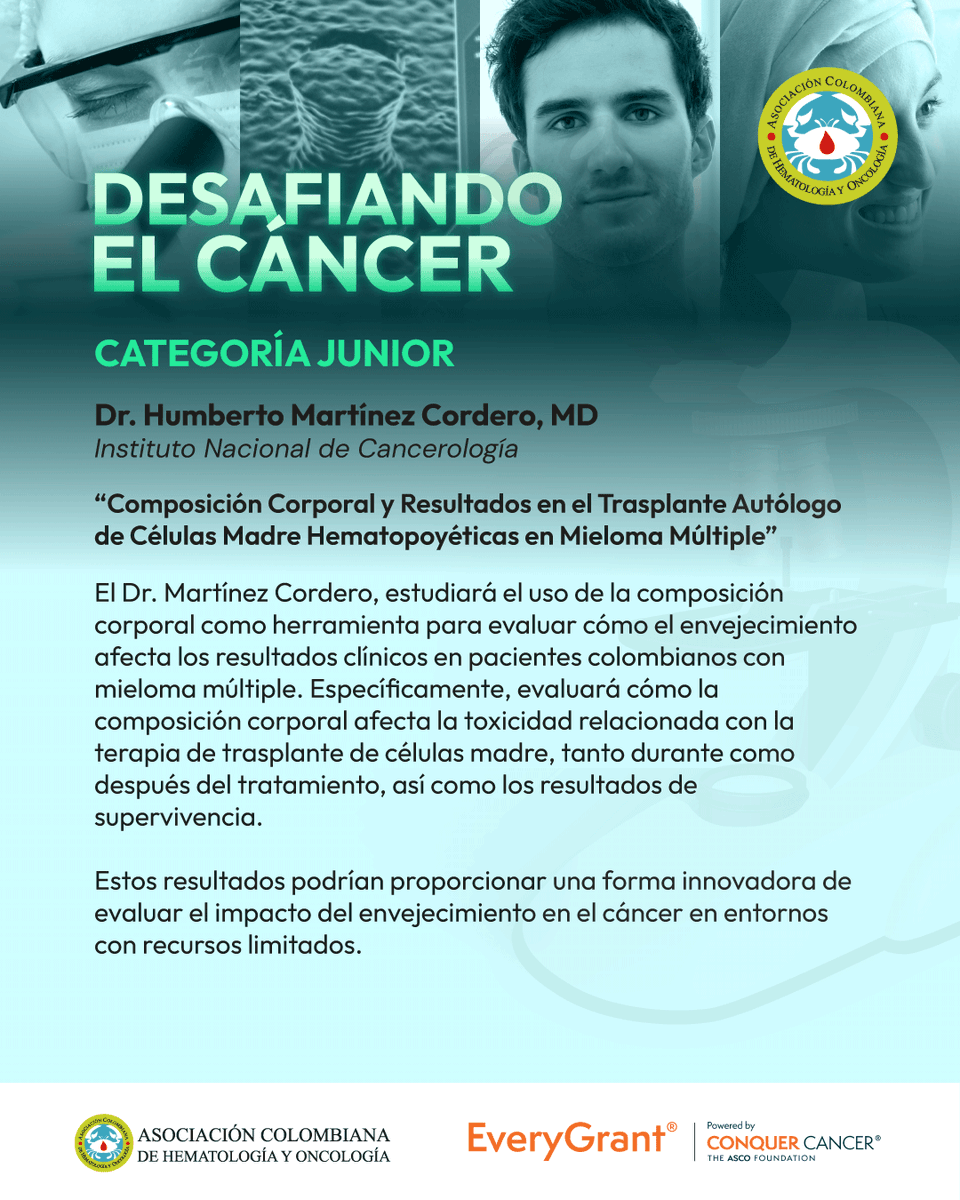 👉 Conoce a los ganadores de la 1ª edición de #DesafiandoElCáncer de ACHO: proyectos que impulsan la investigación oncológica de alto impacto en Colombia.

#InvestigaciónOncológica #Oncología #CienciaEnColombia #Salud #Innovación