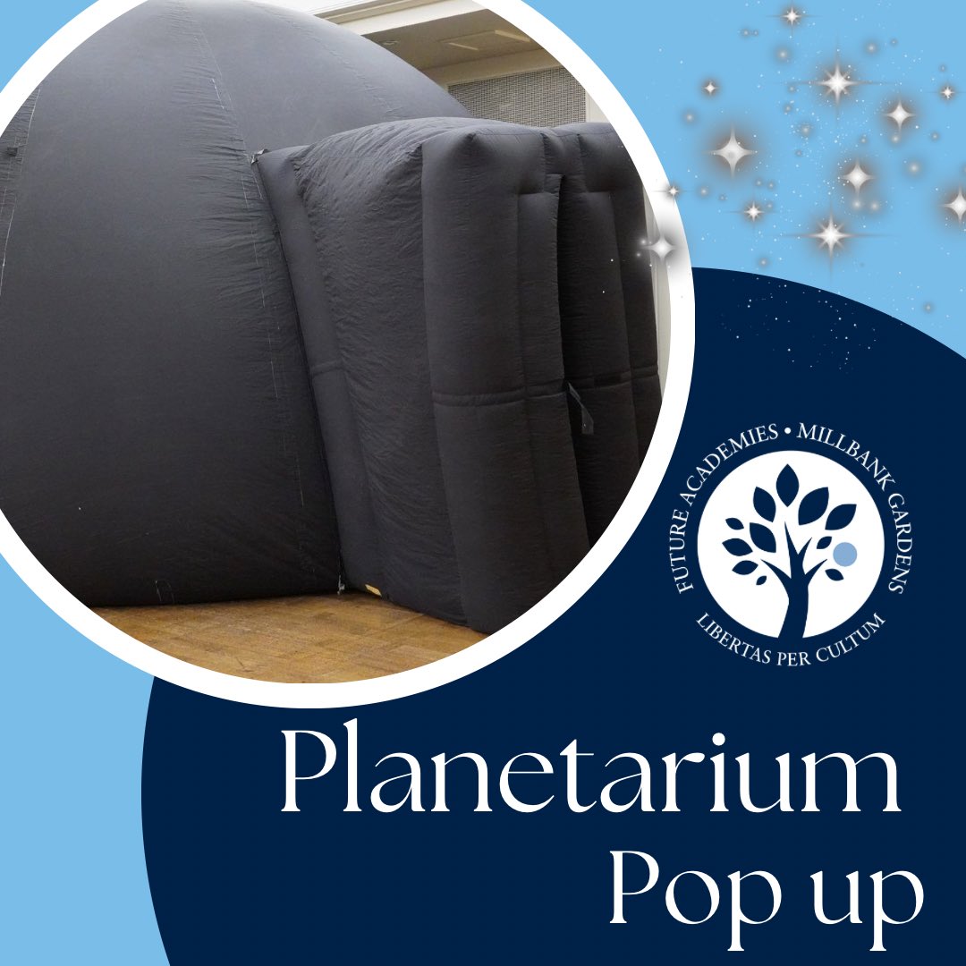 Over the past few weeks, our Year 5 classes and Year 2 children visited Westminster School to explore their pop-up planetarium. Led by Professor Walsh, the sessions sparked awe and curiosity. Thank you to Westminster for inspiring a love of astronomy beyond the classroom.