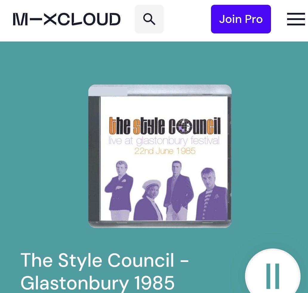 40 years ago this weekend #thestylecouncil headlined at Glastonbury. Here's the audio mixcloud.com/theenthusiast/…