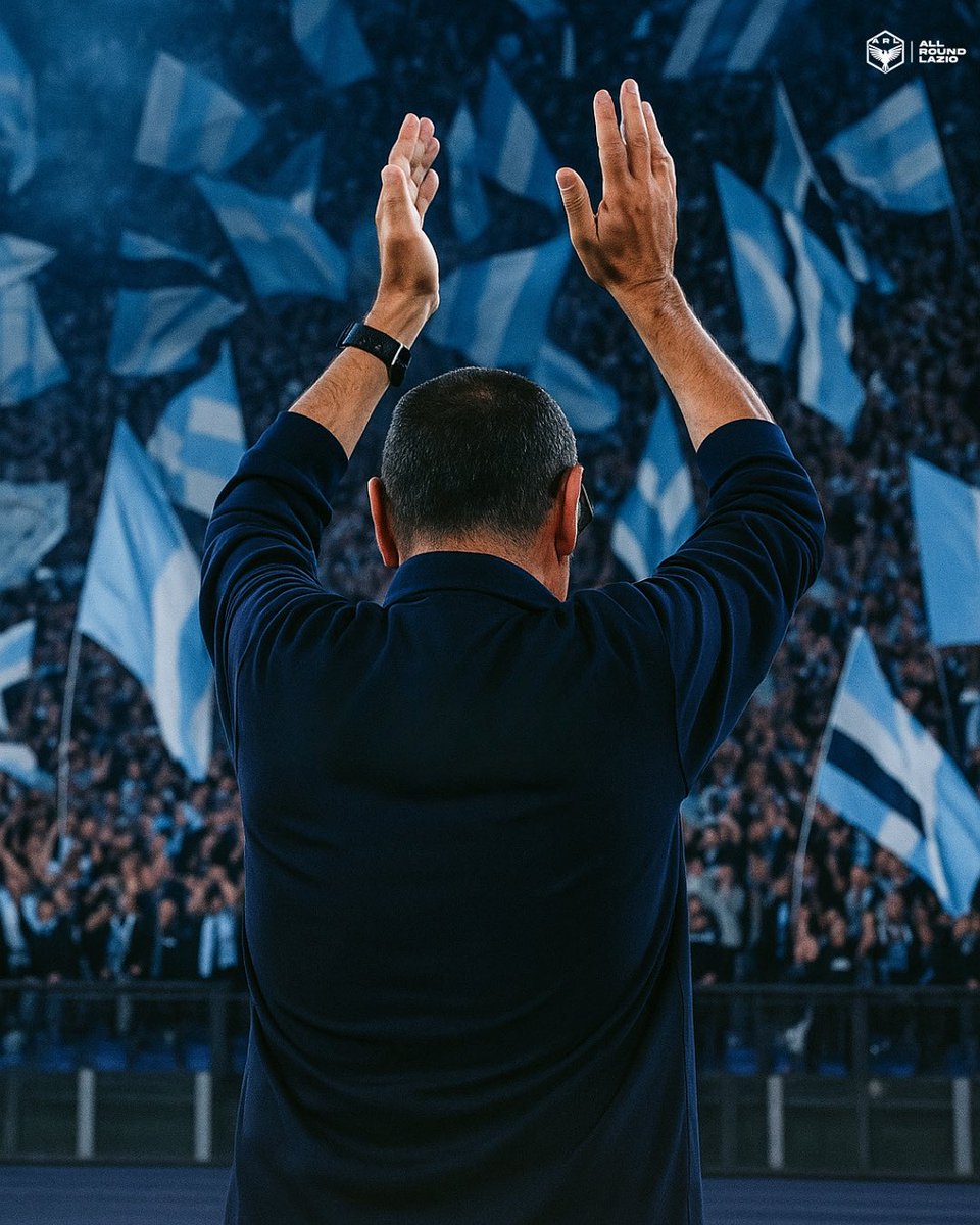 La Lazio a chi dimostra amore VERO per la Lazio.
Per sempre con Maurizio Sarri.