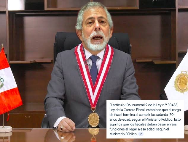 ¡Exigimos! 
La destitución del fiscal de la nación en las SOMBRAS, GUSTAVO  GORRITI por exceder el límite de edad,Ya cumplio 77 años.
.....
Nadie lo eligió pero capturó el poder judicial y ministerio público para extorsionar a sus enemigos.
<a href="/MininterPeru/">Ministerio del Interior 🇵🇪</a> a ponerse los pantalones.