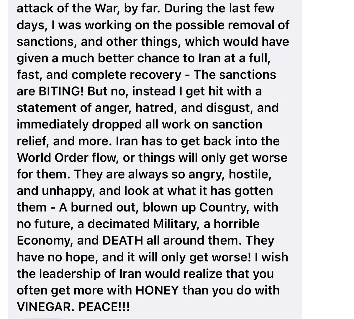 Alderman Joe (@aldermanjoeking) on Twitter photo Why is Iran always offending President Trump? <a href="/IRIMFA_EN/">Foreign Ministry, Islamic Republic of Iran ๐ฎ๐ท</a> <a href="/hehe_samir/">Iran Updates</a> Why is Iran always offending President Trump? <a href="/IRIMFA_EN/">Foreign Ministry, Islamic Republic of Iran ๐ฎ๐ท</a> <a href="/hehe_samir/">Iran Updates</a>