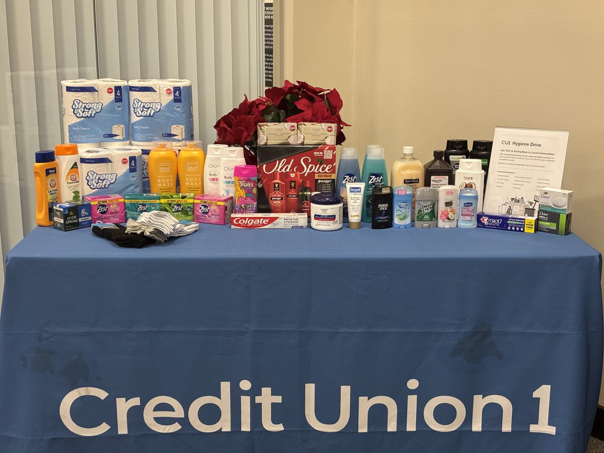 tadler's tweet photo. Wow time sure flies! Seems like just last month we started this whole thing…wait

Monday is the final day for the Hygiene Drive!! 🎉

We’re located off West Bluemound Rd across from the Brookfield Square Mall!!!

#CU1Cares https://t.co/2tJapxWka2