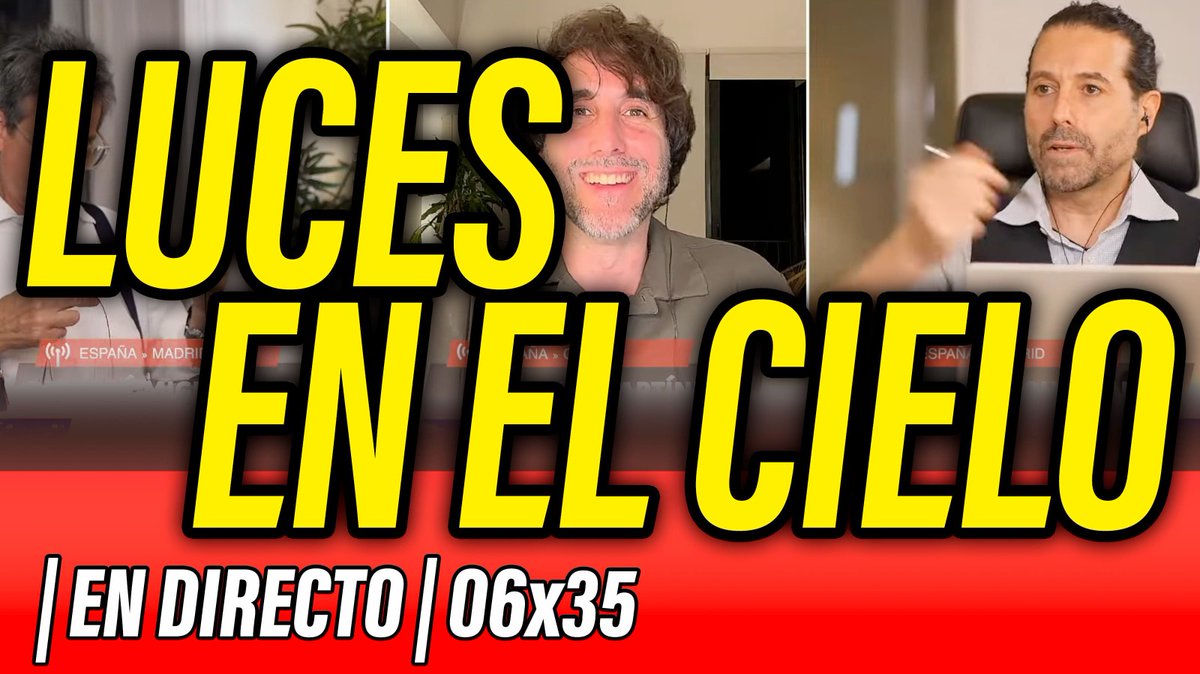 🚨 ALERTA 🚨

Están apareciendo luces en el cielo.
Los gobiernos callan.
Los testigos se multiplican.

Ahora mismo en #LaReuniónSecreta te contamos lo que nos están ocultando.

🔴EN DIRECTO:  youtube.com/live/0wqmer0Sh… ⛔️