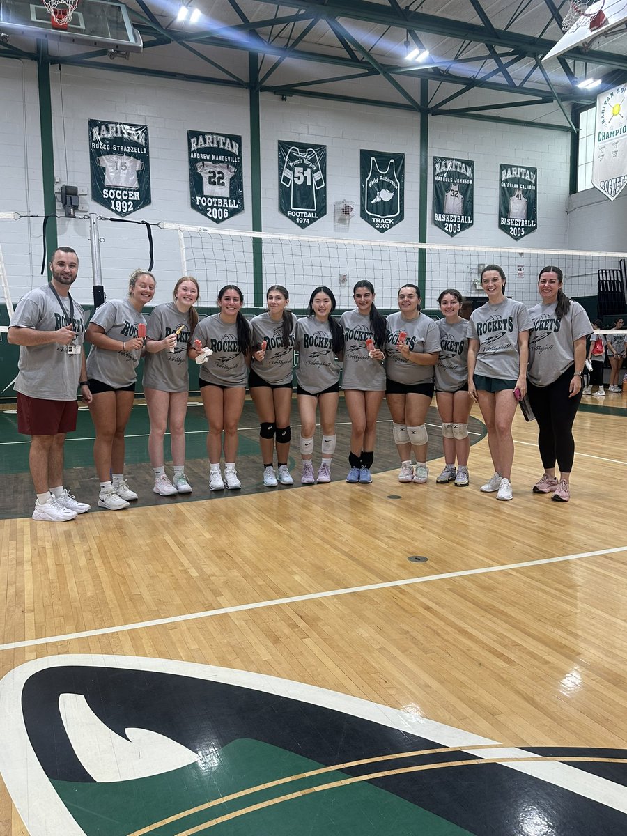 Volleyball camp was a HUGE success this past week! Thank you to all our campers &amp; volunteers 🏐👏🏻 Looking forward to starting again VERY soon!! <a href="/RaritanAD/">T.J. O’Donnell</a>