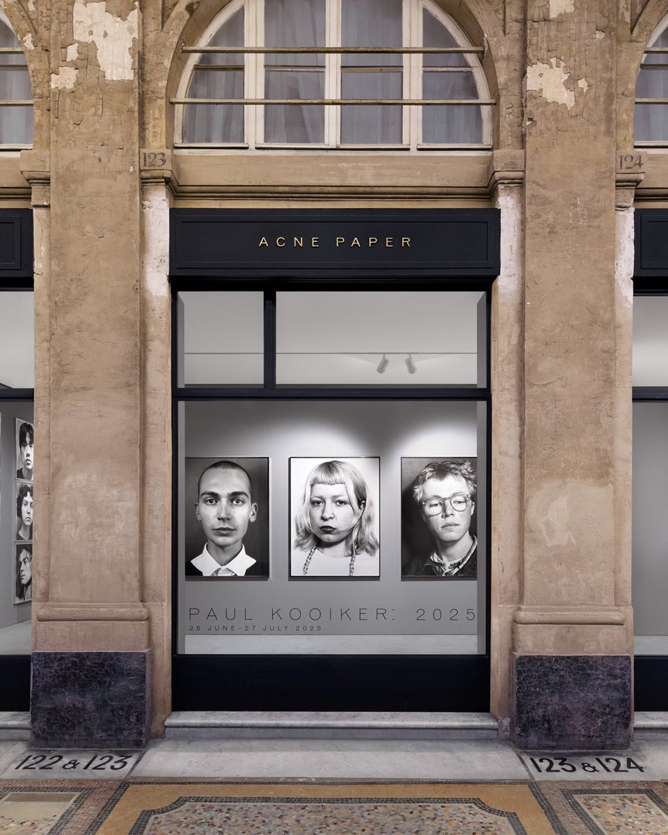 acnestudios's tweet image. 2025 by Paul Kooiker at Acne Paper Palais Royal
The inaugural exhibition presents forty-two portraits of art students of the Gerrit Rietveld academy in Amsterdam. While reminiscent of the tradition of school portraiture, which typically commemorates milestones in academic and…