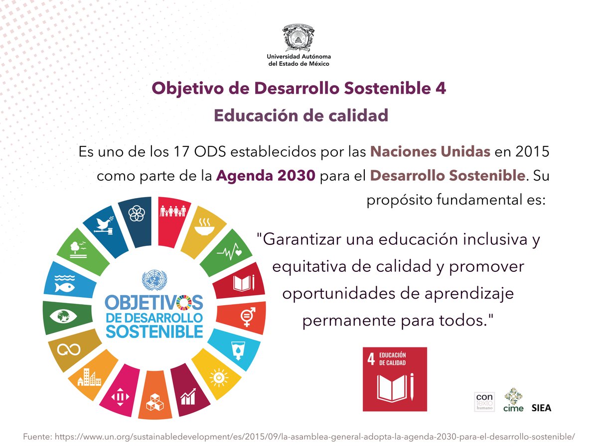 ConTexto_Humano's tweet image. Una educación de calidad no puede separarse del desarrollo humano: debe formar personas capaces de pensar, decidir, crear y convivir en libertad.
-Consulta artículos sobre educación y desarrollo humano en:
contextohumano.uaemex.mx/index
#EducaciónDeCalidad #Agenda2030  #DesarrolloHumano