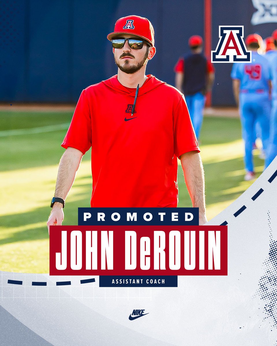Officially official ✍️ Excited to announce a promotion for Coach DeRouin, who will serve as pitching coach!