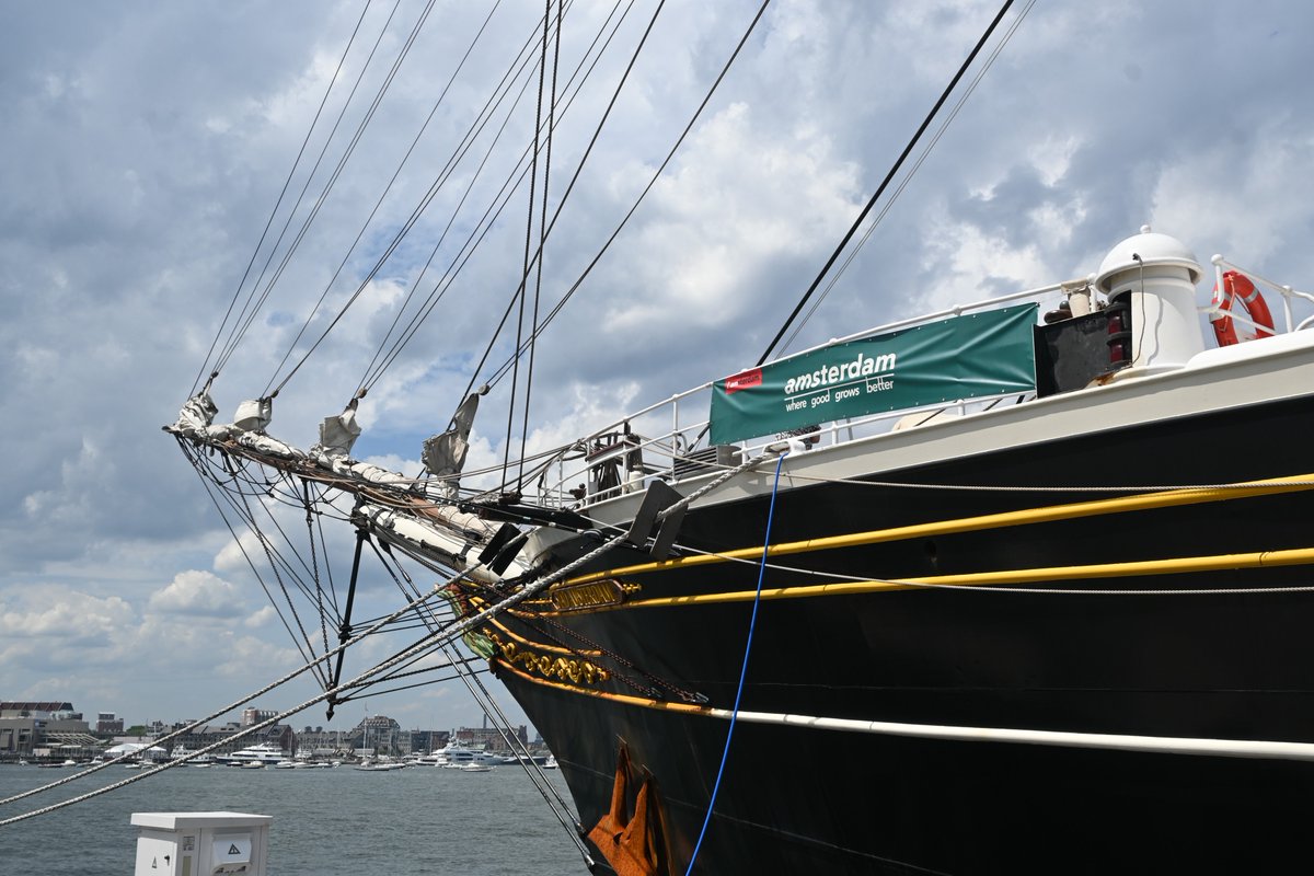 The Clipper Stad Amsterdam dropped anchor steps away from <a href="/Nasuni/">Nasuni</a>'s Boston office, so of course we had to check it out. The ship's crew welcomed visitors aboard, offering tours and sharing tales of life at sea.

🛟 Learn more about #LifeAtNasuni! bit.ly/4k5rlg7 #Nasuni