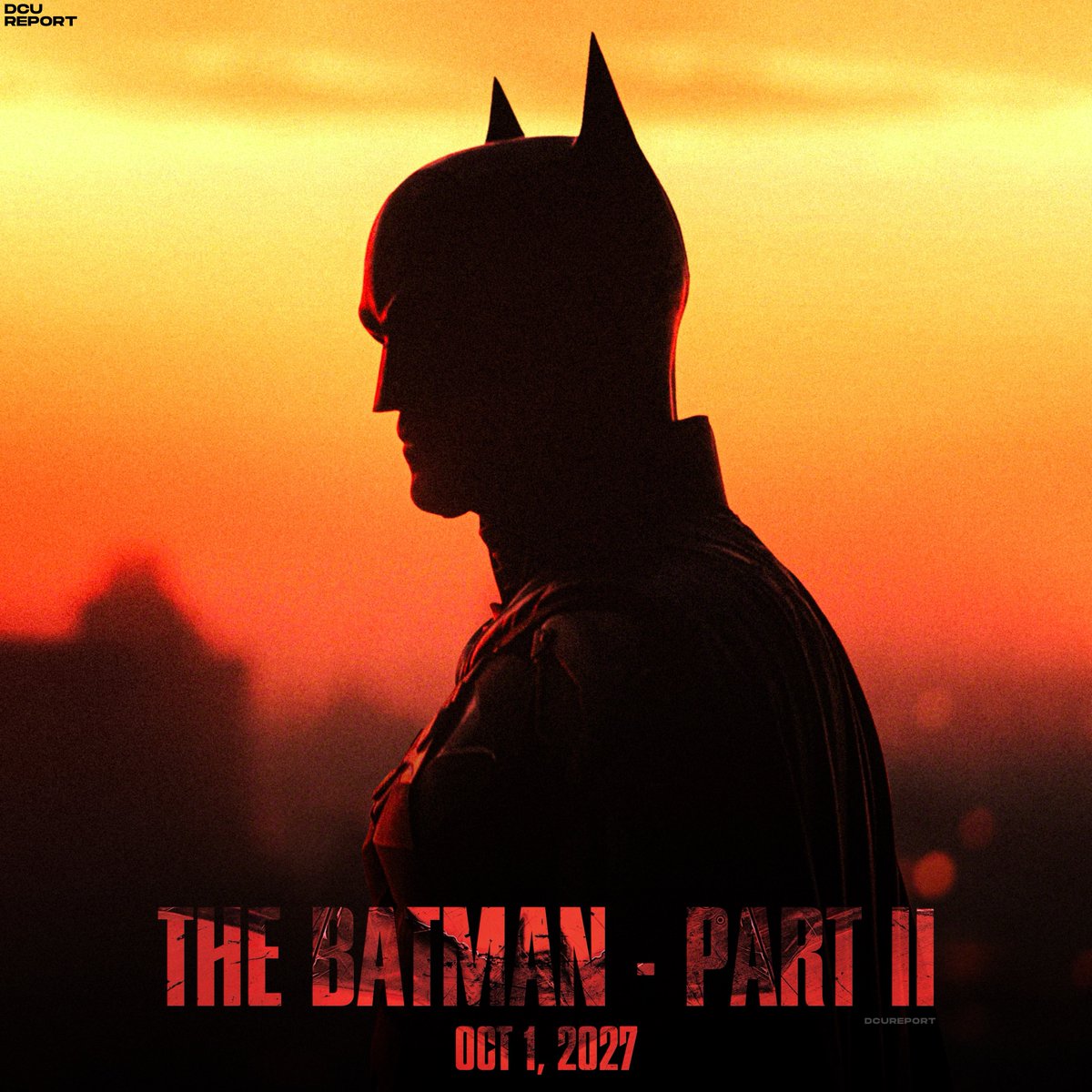 The script for 'THE BATMAN - PART II' has finally been completed. 🦇

In theaters October 1, 2027.