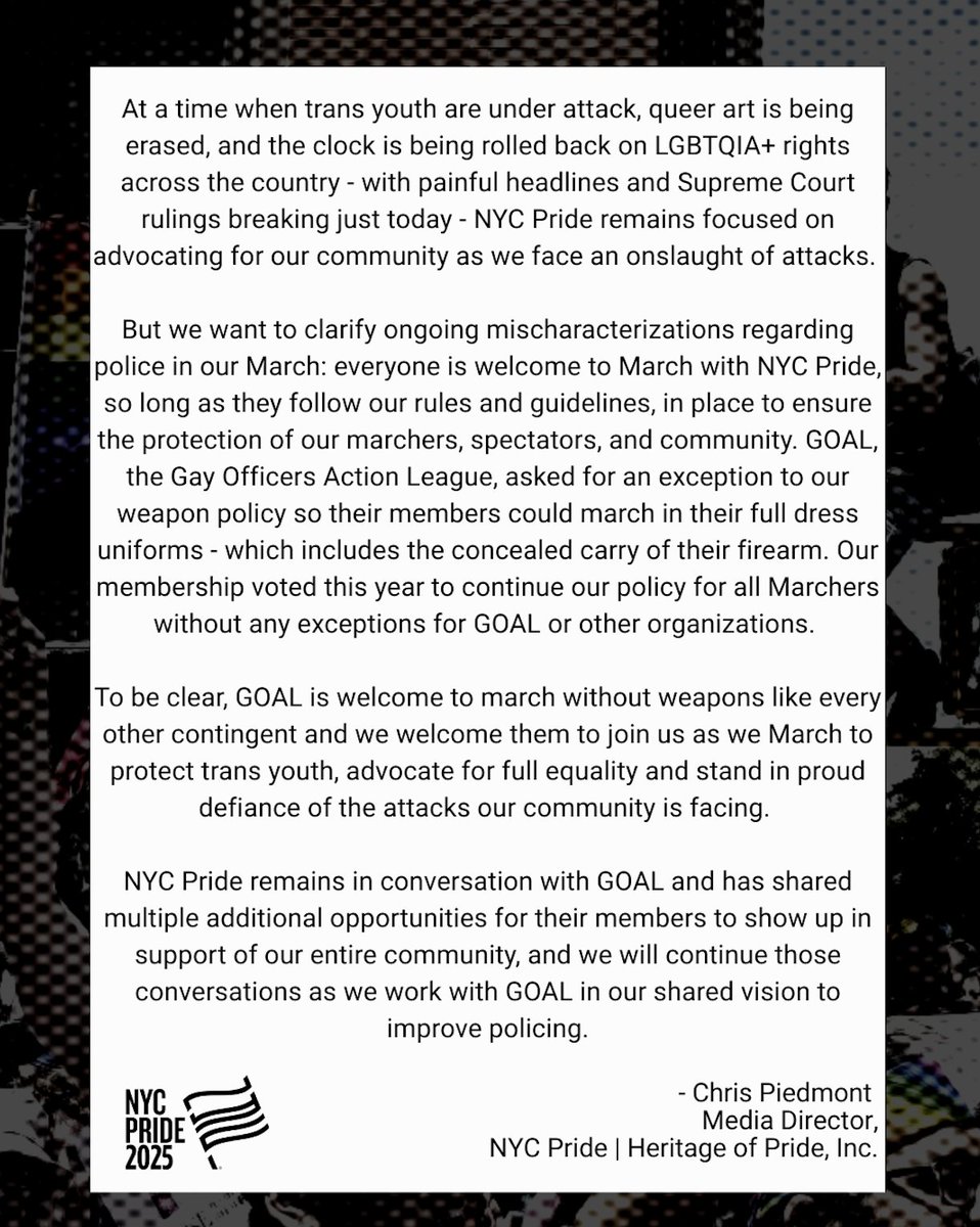 New York City Pride tweet media