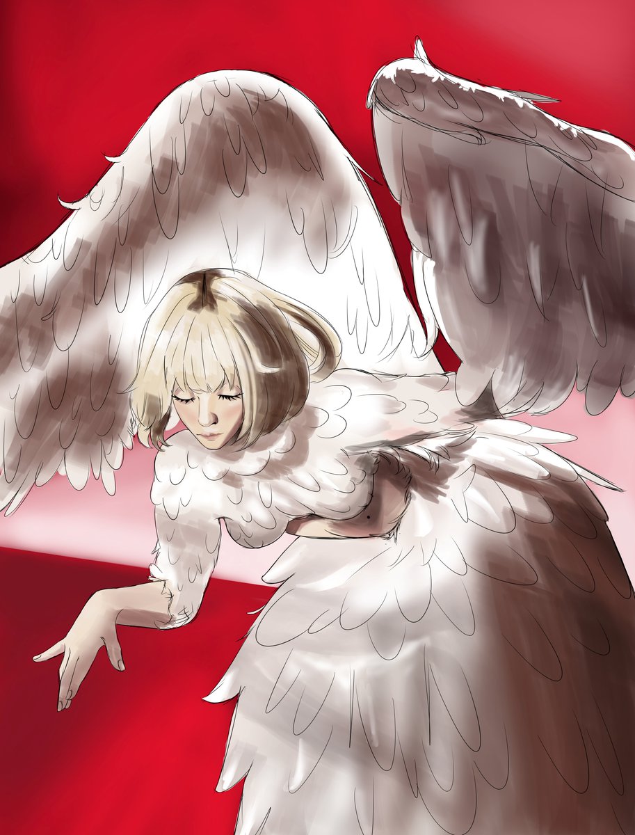 E amei tanto o cosplay q resolvi desenhar!                                         #dungeonmeshi  #falin