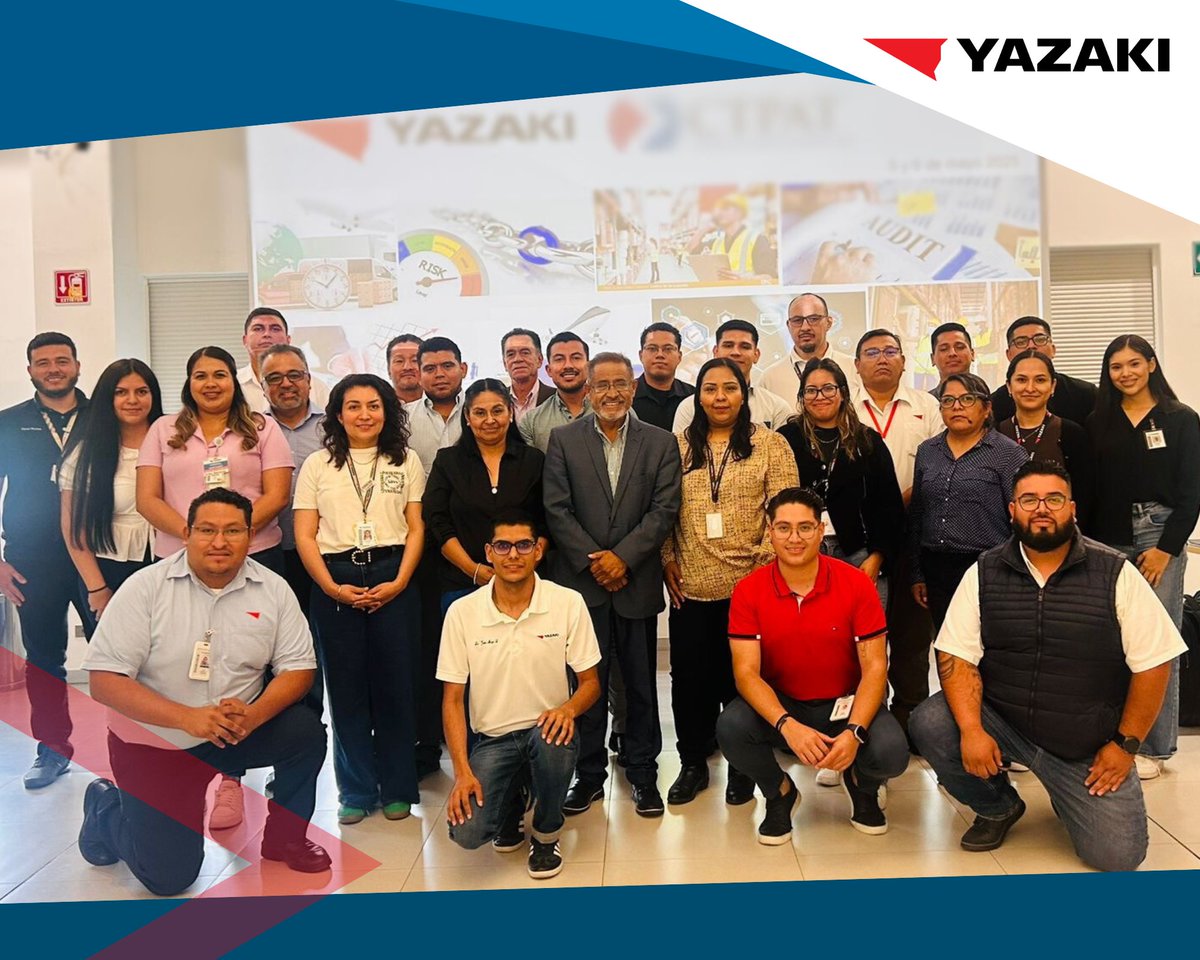 Strengthening #Yazaki #SecurityTraining 🛡️ 🚩 

#YazakiMexico recently came together for a 3-day training session focused on enhancing supply chain security. The event brought together #Teamwork from across the region to deepen their knowledge &amp; align on best practices.
