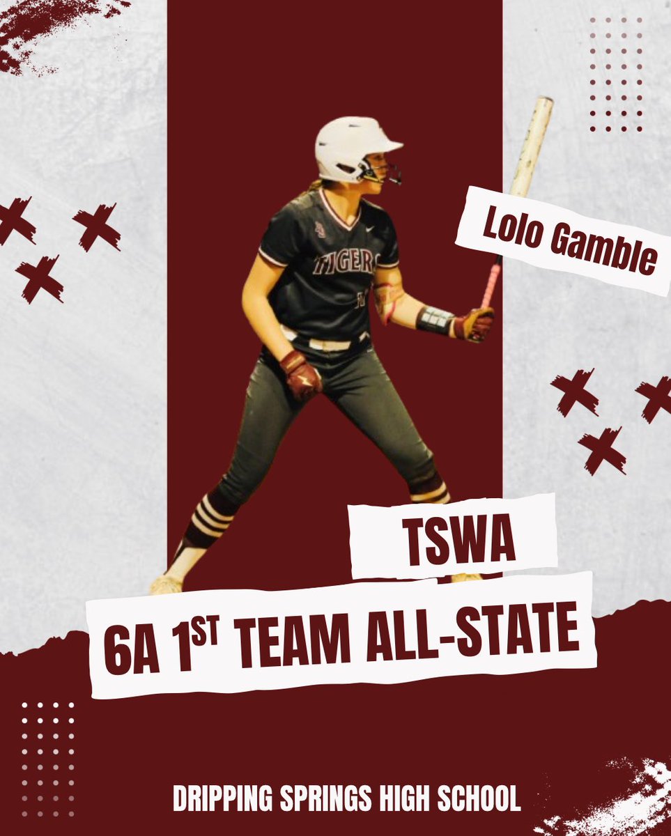 Lorelei (Lolo) Gamble (@loreleigamble20) on Twitter photo So honored to be named First Team All-State by the Texas Sports Writers Association! Thank you for the recognition!
<a href="/DSHSsball/">DS Softball</a> <a href="/BlazeUnited16u_/">Blaze United 16u</a> <a href="/C_robertson10/">Cory Robertson</a> So honored to be named First Team All-State by the Texas Sports Writers Association! Thank you for the recognition!
<a href="/DSHSsball/">DS Softball</a> <a href="/BlazeUnited16u_/">Blaze United 16u</a> <a href="/C_robertson10/">Cory Robertson</a>