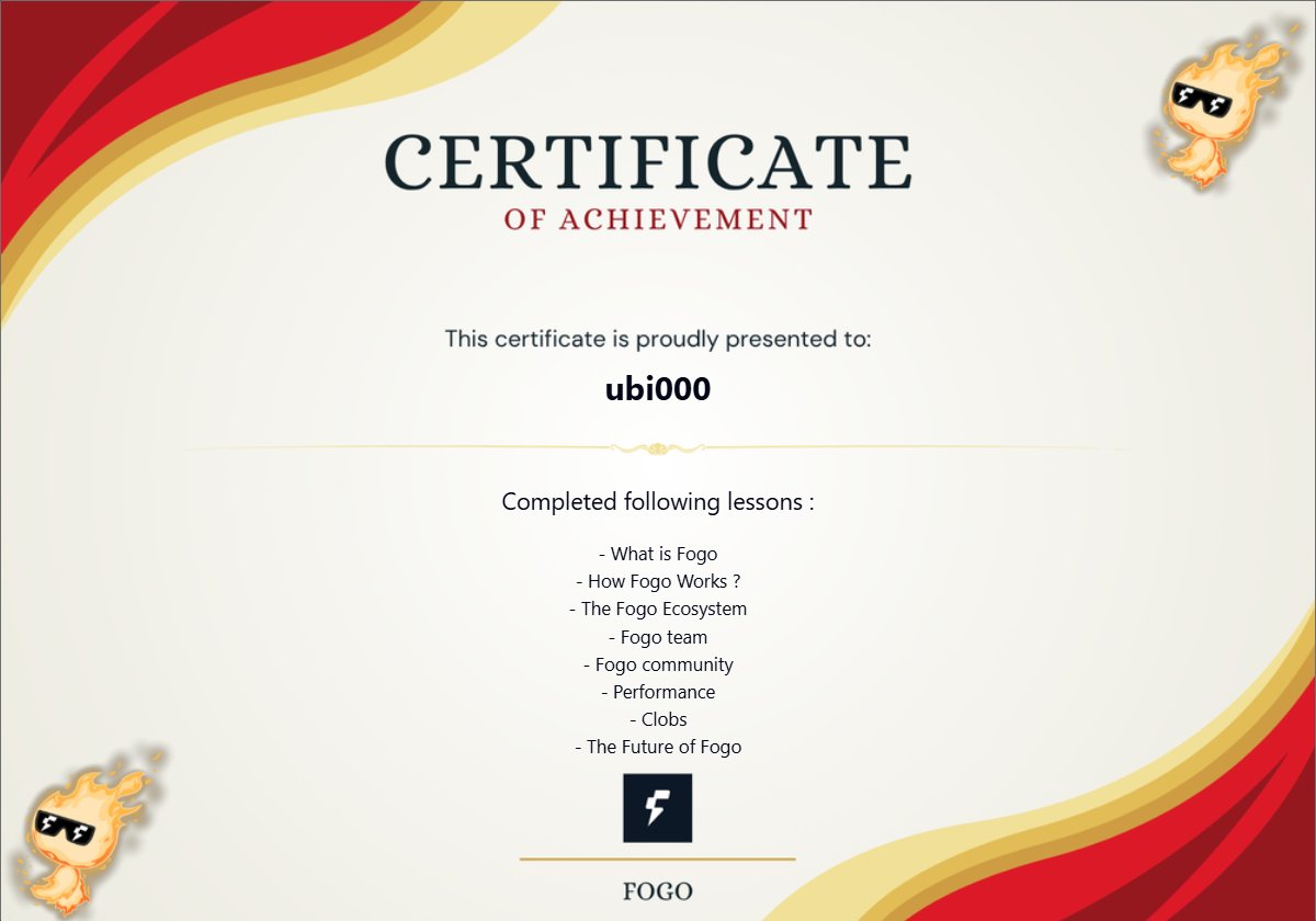 ubi_almeida's tweet photo. @FogoChain Looks promising. I've completed their certificate and learned more about. Keeping my eyes on it. https://t.co/0De9DXML8l