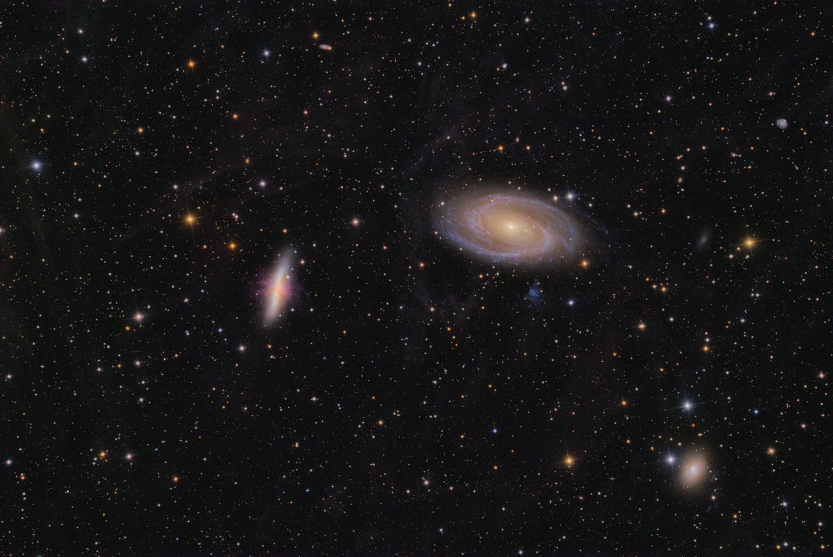 Galaxies M81 and M82 captured with my backyard telescope. 🔭