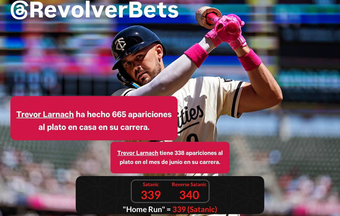 Si vas a comprar un grupo premium debe de ser alguien que te diga algo que no sabes.

Meter parlays y jugadas -200 -150  o cosas como dodgers -1 yankees -1 es ser un payaso.

Llevo 8 días ganando home run, que a nadie probablemente se le ocurriría 

Larnach en +600 ayer? Y la