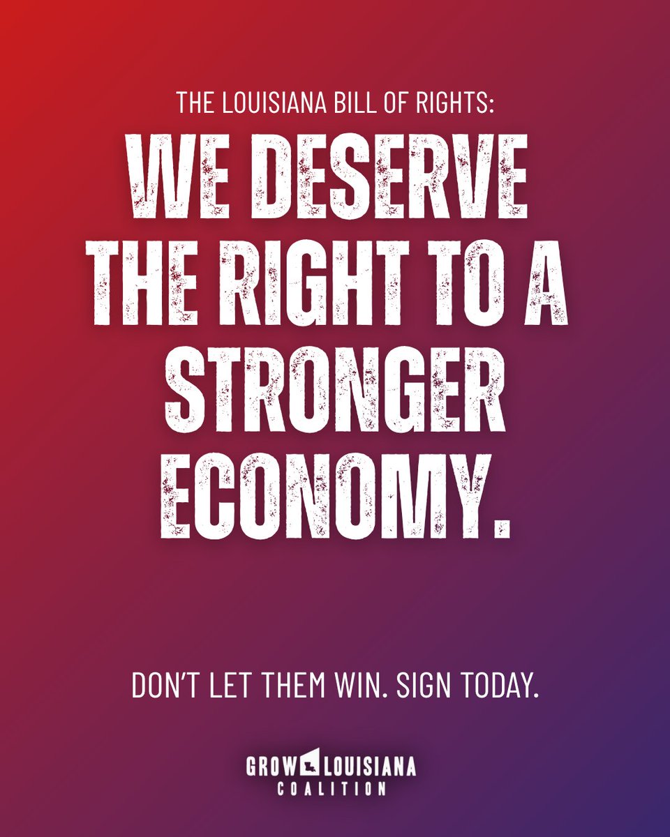 GrowLACoalition's tweet image. When trial lawyers win, Louisiana loses.
These suits set a dangerous precedent: one that threatens tens of thousands of jobs, future investment, and Louisiana’s reputation as a place where business gets done.
If you’re tired of watching jobs disappear and our state’s reputation…